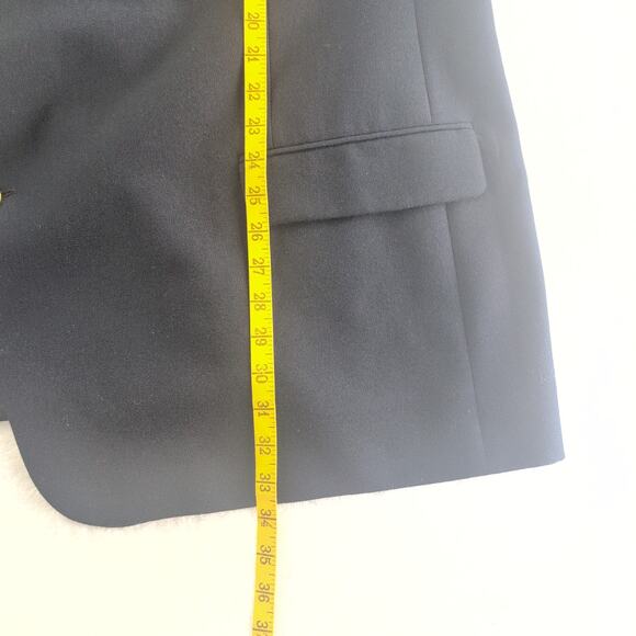 Wimbledon Of England Wool Blend Navy Gold Button Suit Jacket Men's 56R - Picture 8 of 11